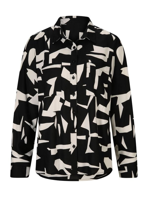 heine heine Блуза  кремаво / черно