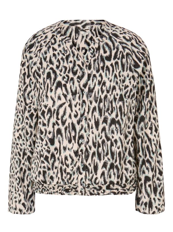 heine heine Блуза  кремаво / тюркоазен / сиво / черно