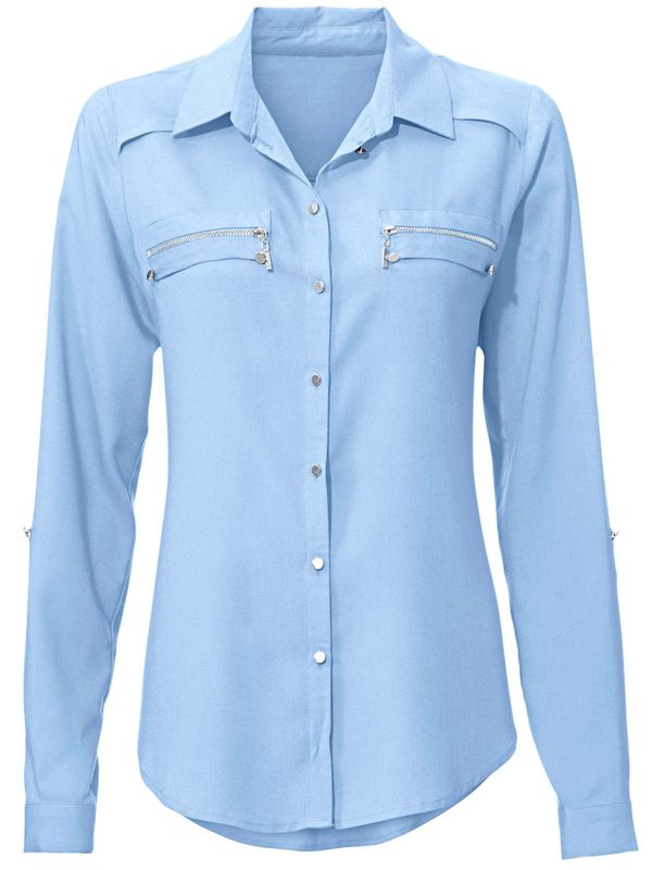 heine heine Блуза 'RICK CARDONA'  светлосиньо