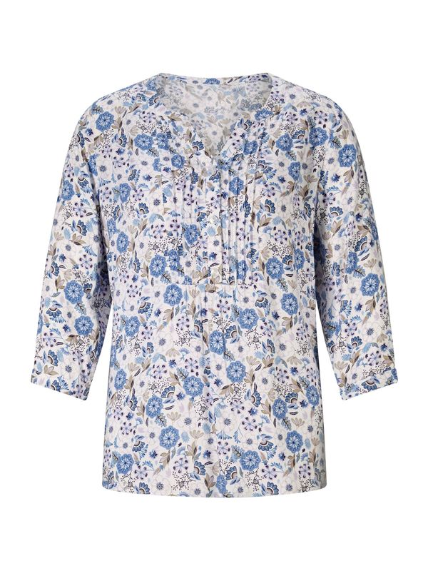 heine heine Блуза  синьо / маслина / люляк / бяло