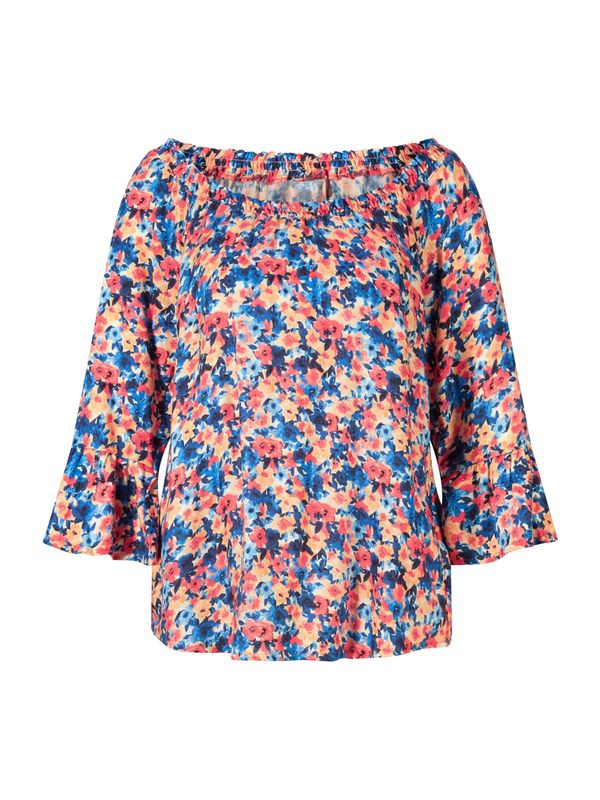 heine heine Блуза  синьо / тъмносиньо / оранжево