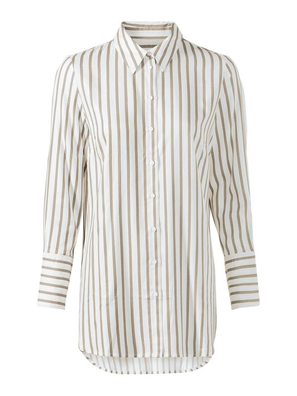 heine heine Блуза  сиво / бяло