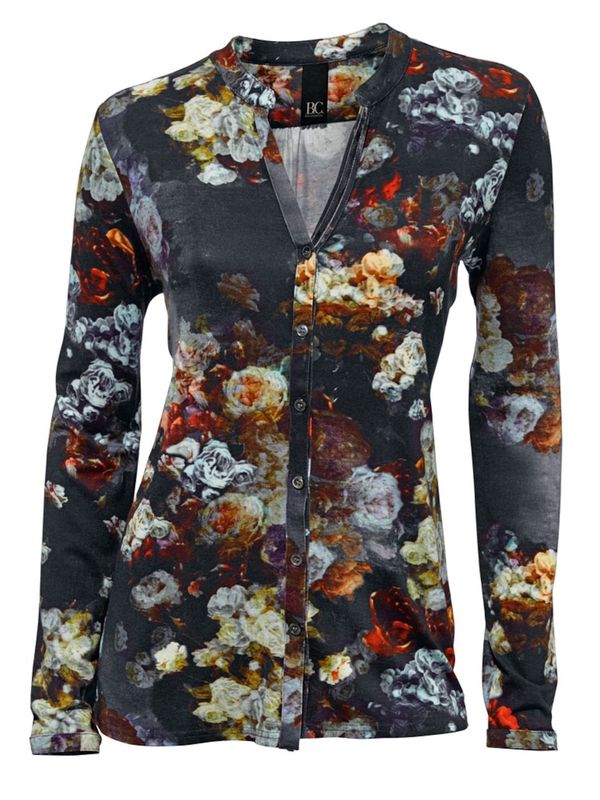 heine heine Блуза  светлосиньо / пастелно жълто / базалтово синьо / червено