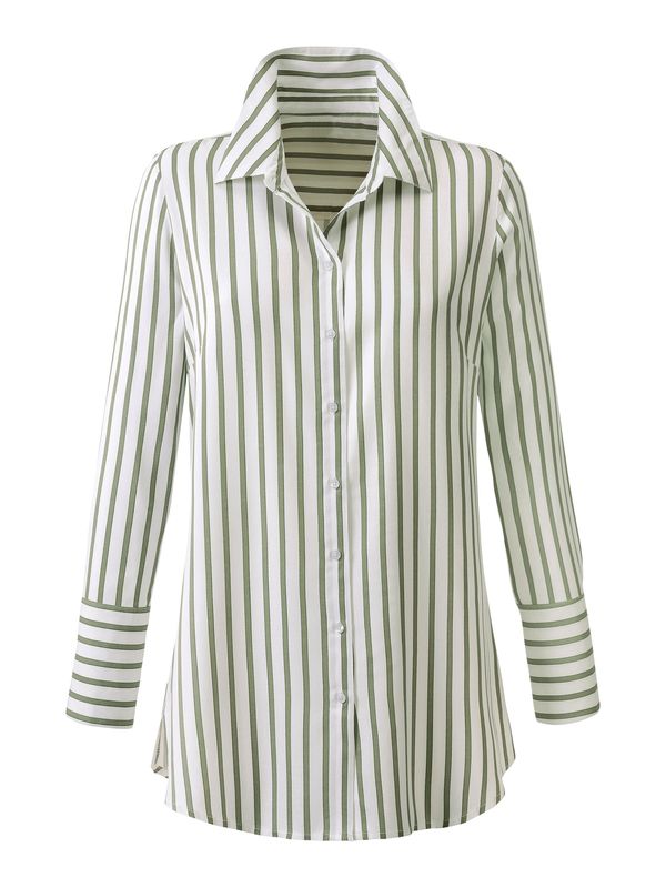 heine heine Блуза  зелено / бяло