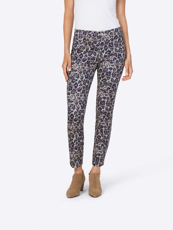 heine heine Панталон  бежово / синьо