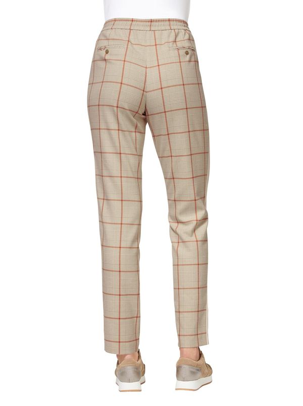 heine heine Панталон  бежово / светлокафяво / черно / бяло