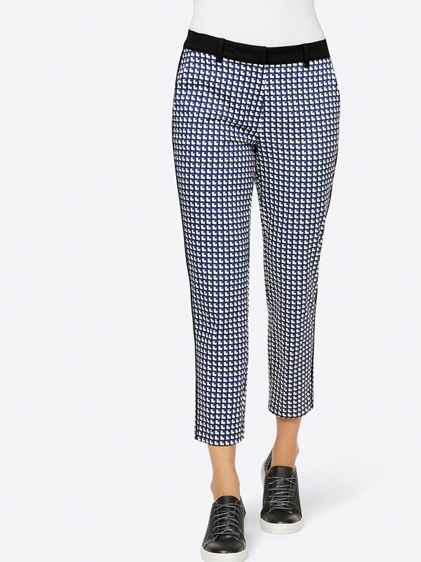 heine heine Панталон  кралско синьо / пъстро