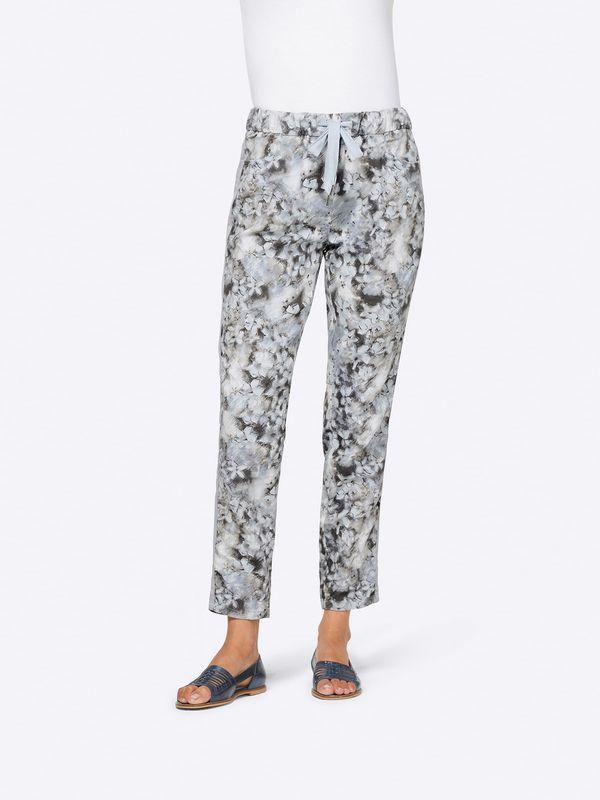 heine heine Панталон  синьо / бяло