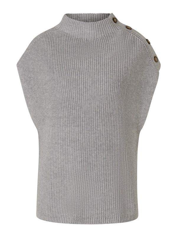 heine heine Плетен елек  сив меланж