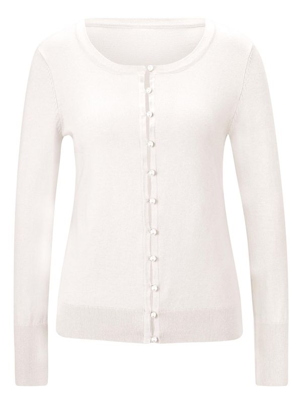 heine heine Плетена жилетка  бяло