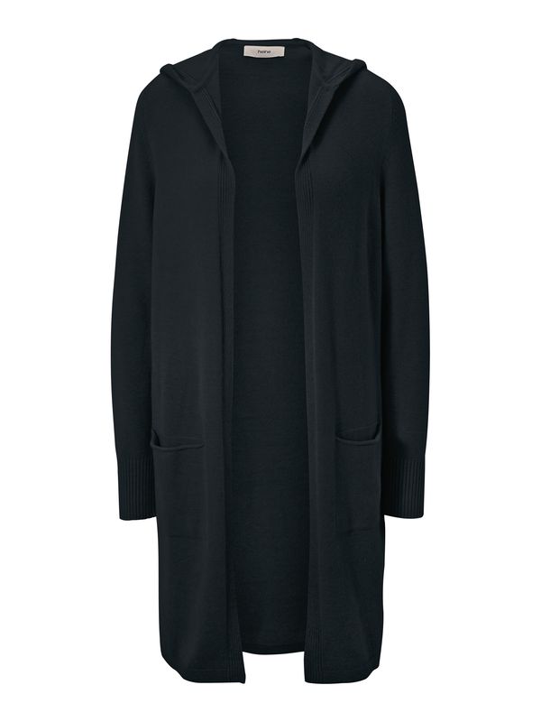 heine heine Плетена жилетка 'CASUAL'  черно