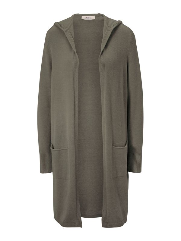 heine heine Плетена жилетка 'Casual'  маслина