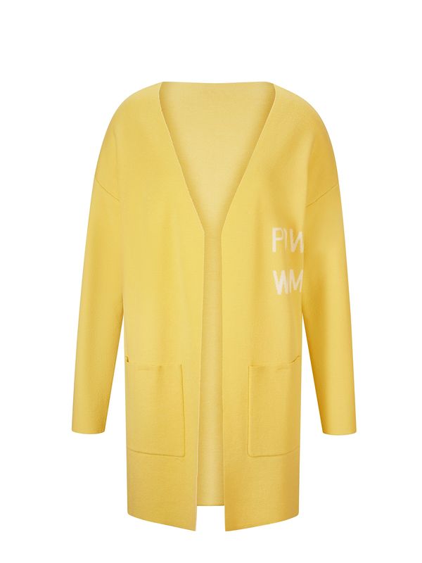 heine heine Плетена жилетка  екрю / жълто