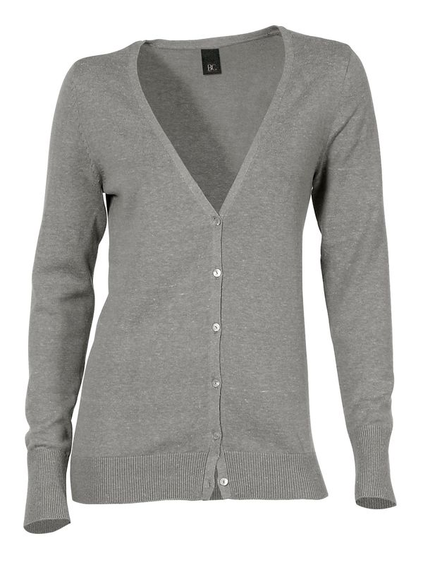 heine heine Плетена жилетка  сив меланж