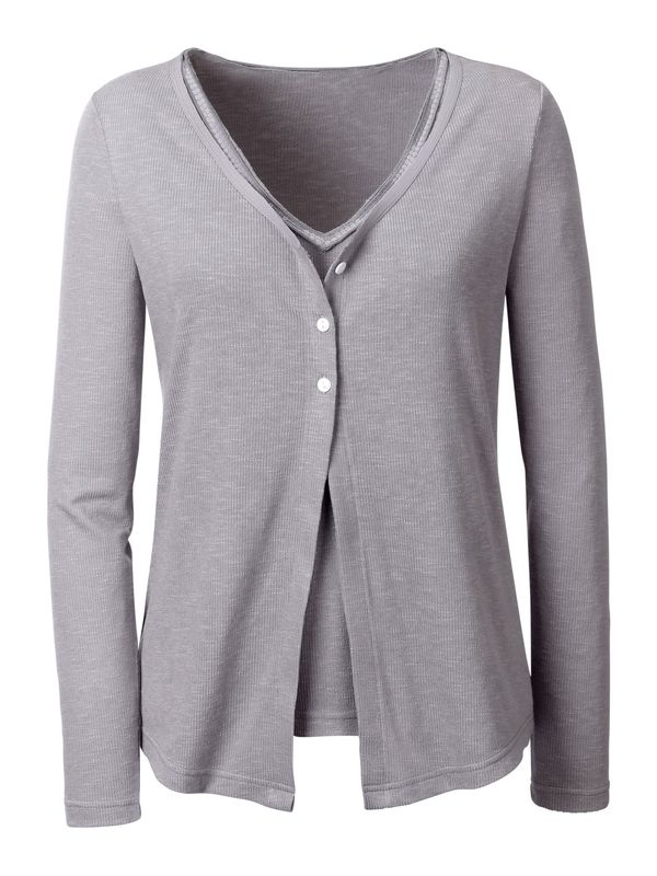 heine heine Плетена жилетка  сиво