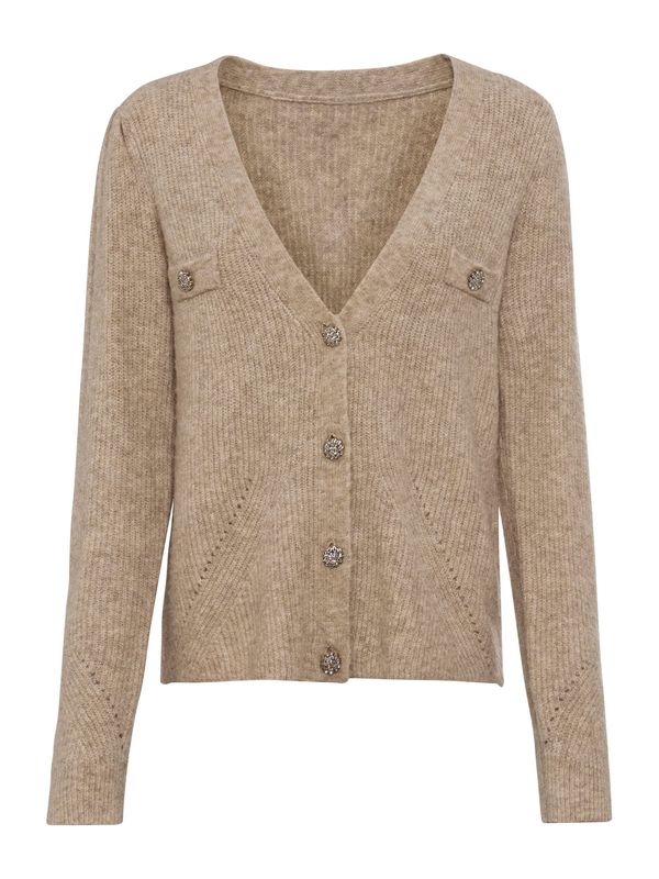 heine heine Плетена жилетка  тъмнобежово