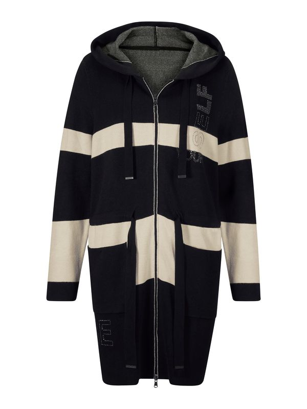 heine heine Плетено манто  слонова кост / черно