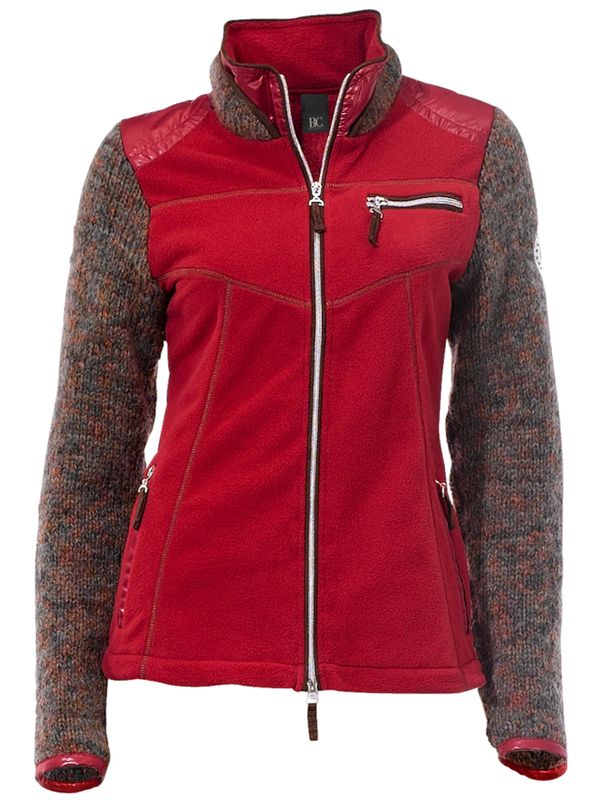 heine heine Поларено яке  графитено сиво / червено