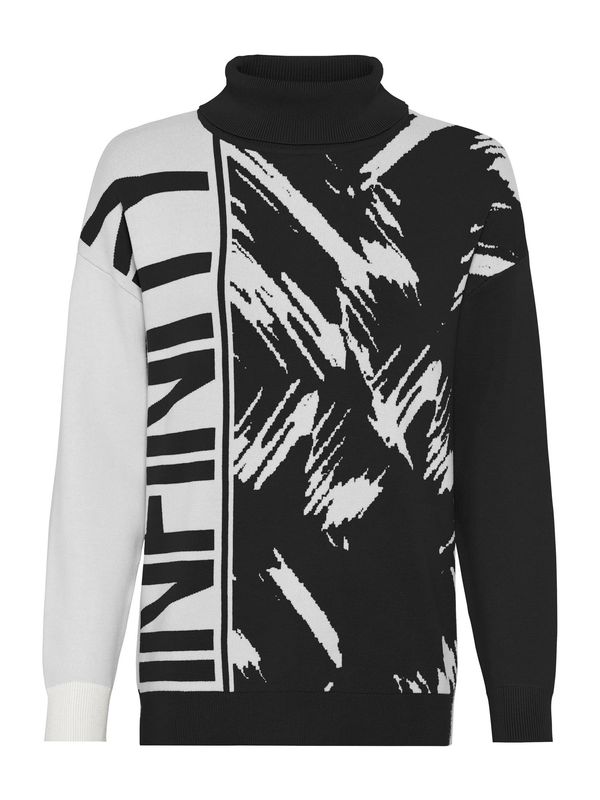 heine heine Пуловер  черно / бяло