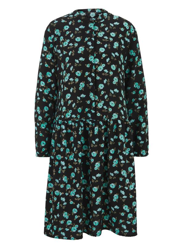 heine heine Рокля  аквамарин / тъмнозелено / черно