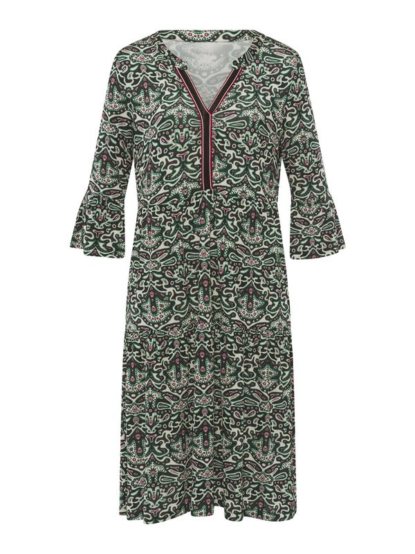 heine heine Рокля  бежово / зелено / розово / черно