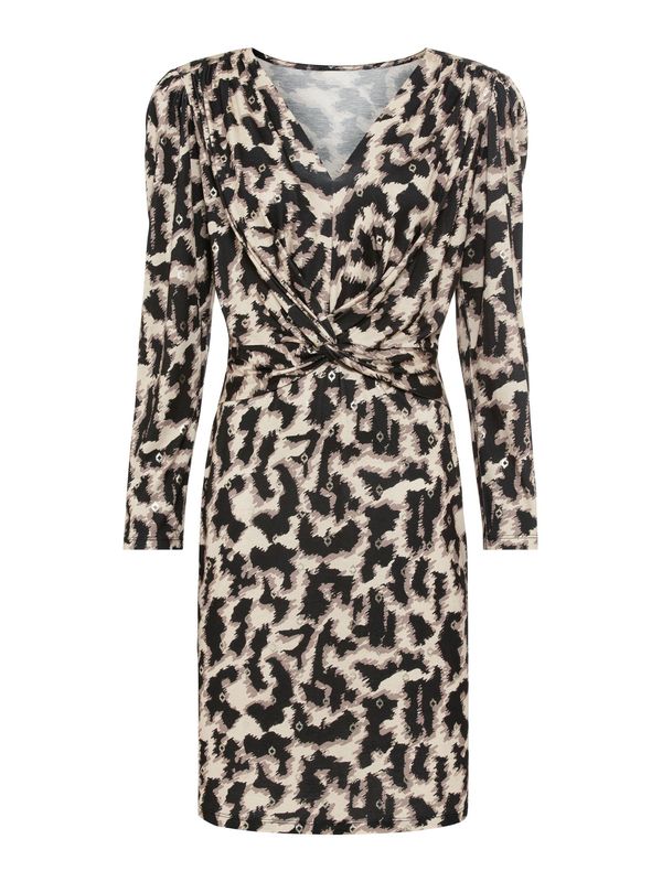 heine heine Рокля  цвят "пясък" / черно