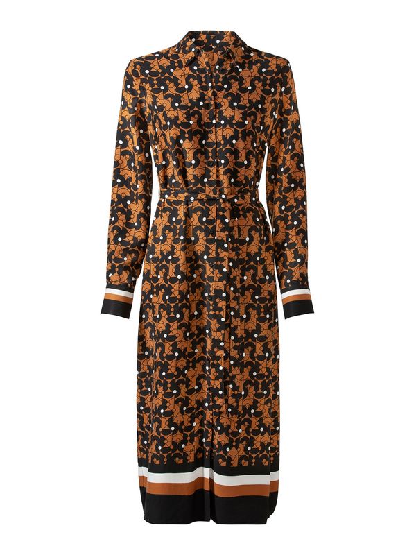 heine heine Рокля  коняк / черно / бяло