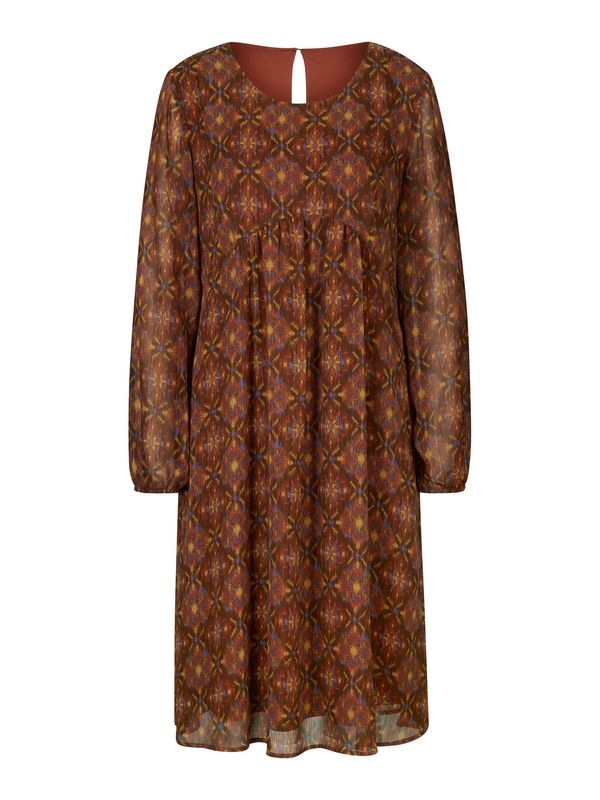 heine heine Рокля  синьо / умбра / жълто / червено