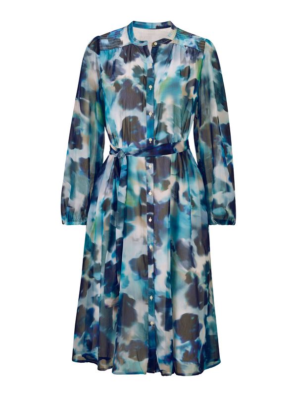 heine heine Рокля тип риза  бежово / шампанско / тъмносиньо / зелено