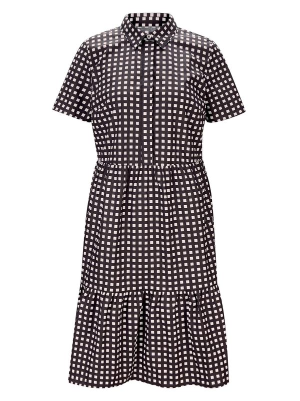 heine heine Рокля тип риза  екрю / черно