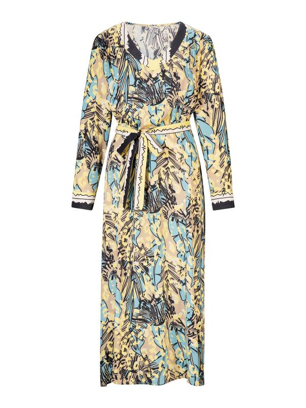 heine heine Рокля  тъмнобежово / тюркоазен / пастелно жълто / черно