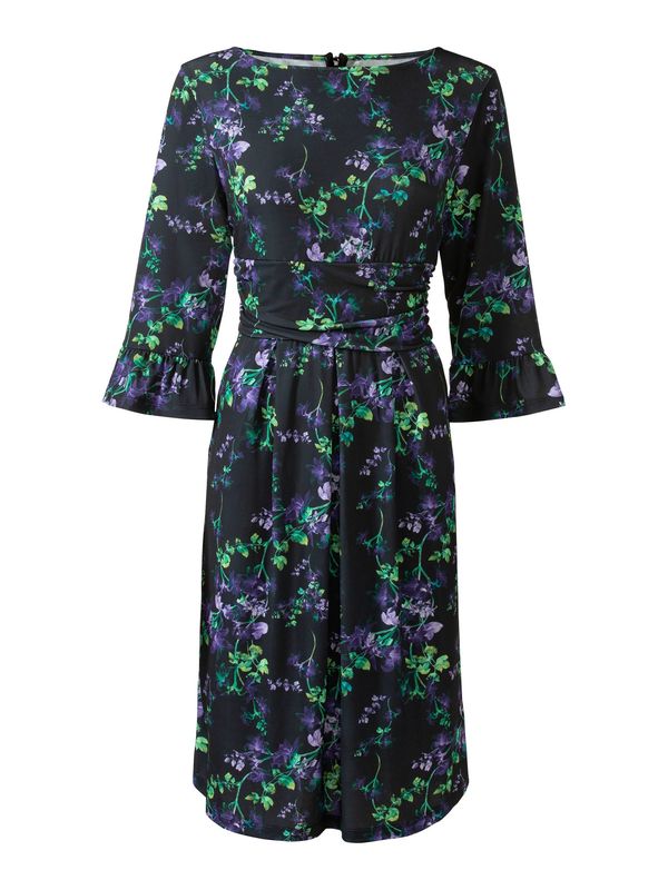 heine heine Рокля  зелено / лилав / черно
