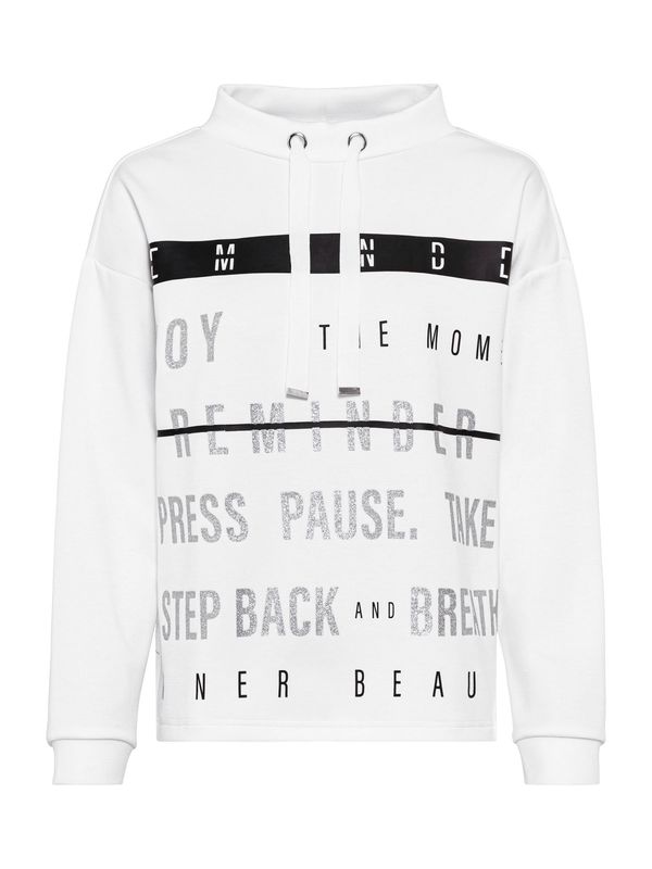 heine heine Суичър  черно / сребърно / бяло