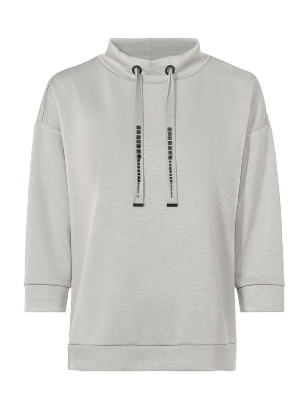 heine heine Суичър  светлосиво / черно