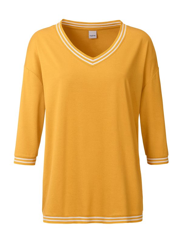 heine heine Тениска  къри / бяло