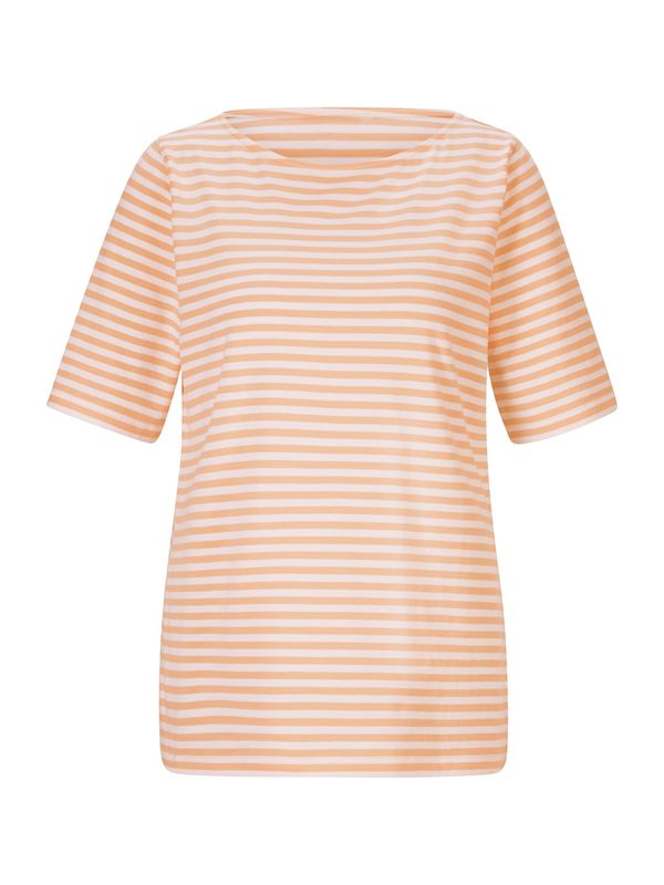 heine heine Тениска  оранжево / бяло