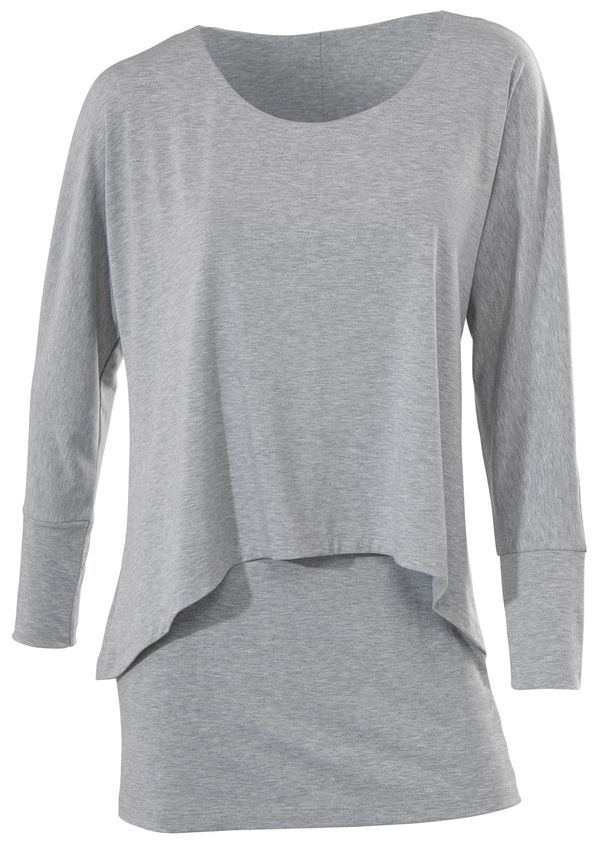 heine heine Тениска  сив меланж