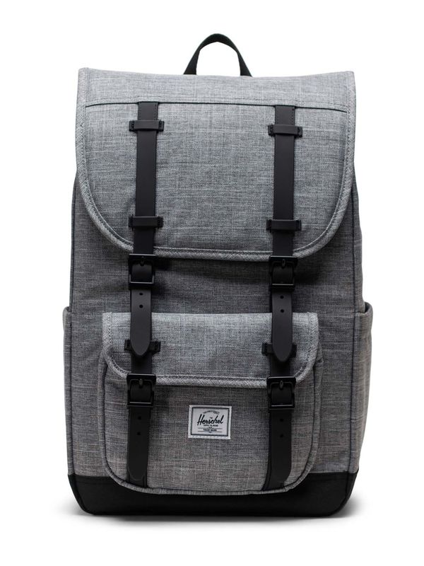 Herschel Herschel Раница 'Little America™ Mid'  сив меланж / черно
