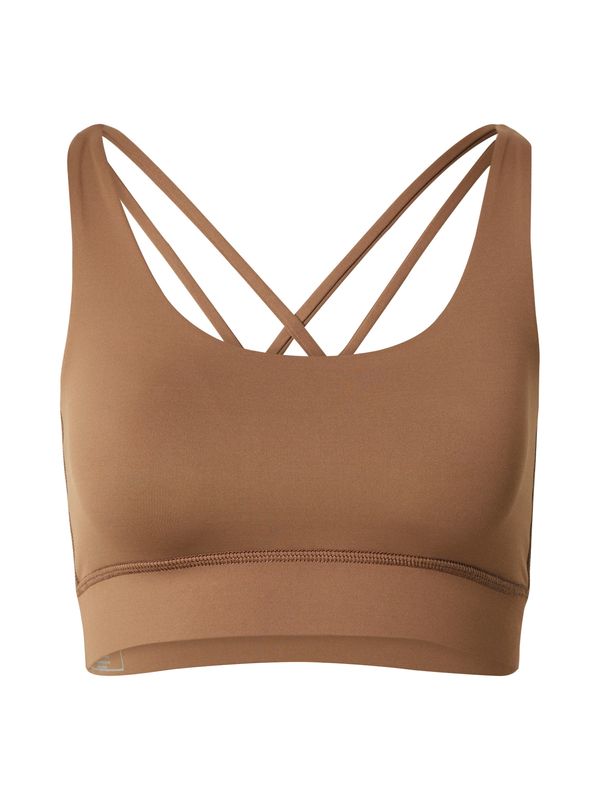 Hey Honey Hey Honey Спортен сутиен  карамел / бяло