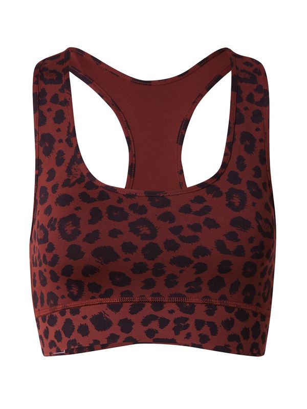 Hey Honey Hey Honey Спортен сутиен  кестеняво кафяво / черно