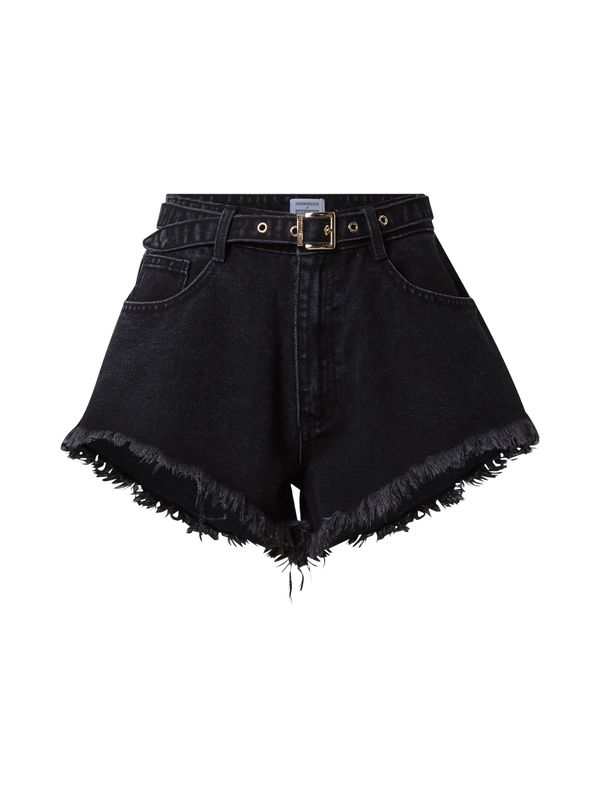 Hoermanseder x About You Hoermanseder x About You Дънки 'Caro'  антрацитно черно