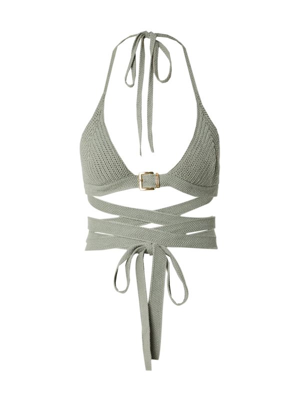 Hoermanseder x About You Hoermanseder x About You Плетен топ 'Betty'  злато / тъмнозелено