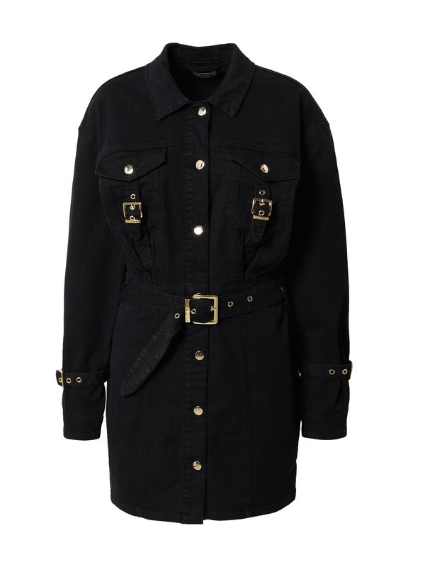 Hoermanseder x About You Hoermanseder x About You Рокля тип риза 'Heidi'  черно