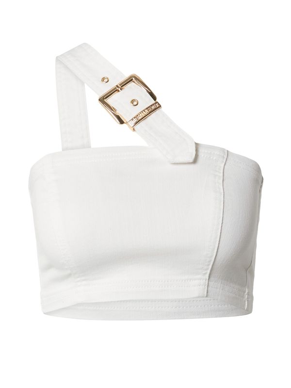 Hoermanseder x About You Hoermanseder x About You Топ 'Anja'  бял деним