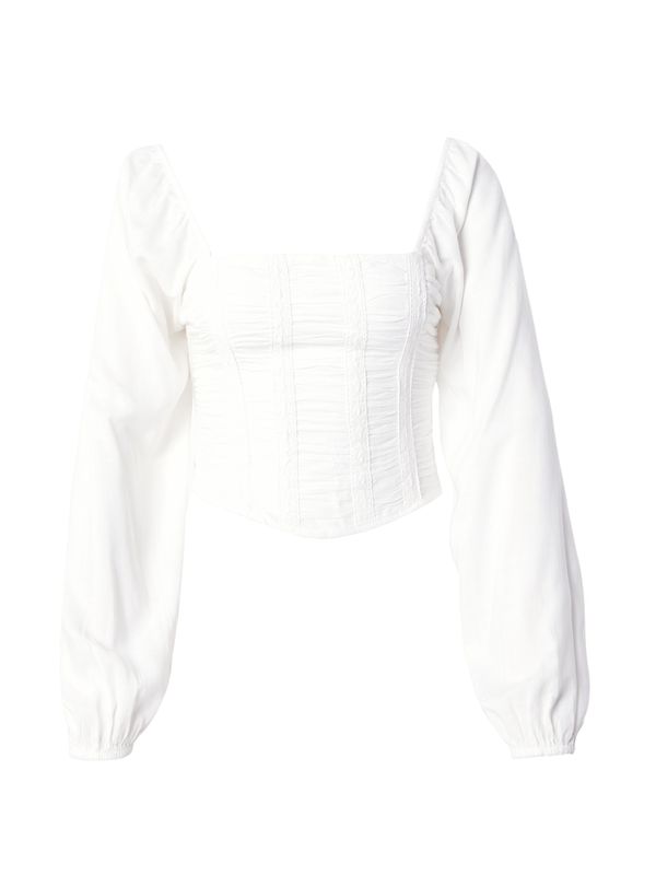 HOLLISTER HOLLISTER Блуза 'EMEA'  бяло