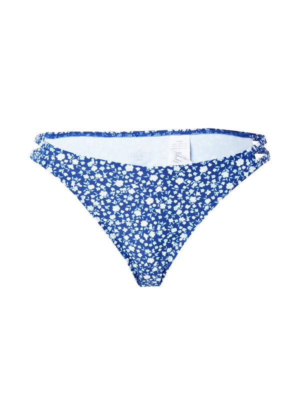 HOLLISTER HOLLISTER Долнище на бански тип бикини 'CHEEKIEST'  нейви синьо / пастелно синьо / бяло