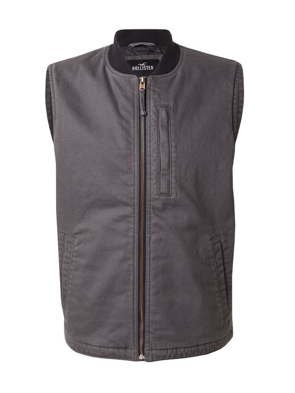 HOLLISTER HOLLISTER Елек  сиво-кафяво / черно