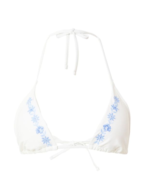 HOLLISTER HOLLISTER Горнище на бански  светлосиньо / бяло