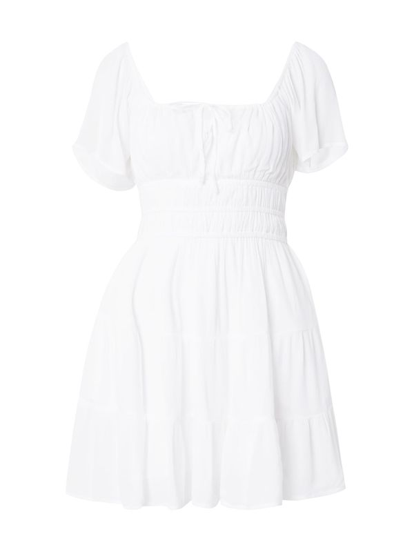 HOLLISTER HOLLISTER Лятна рокля 'CHANNELED'  бяло