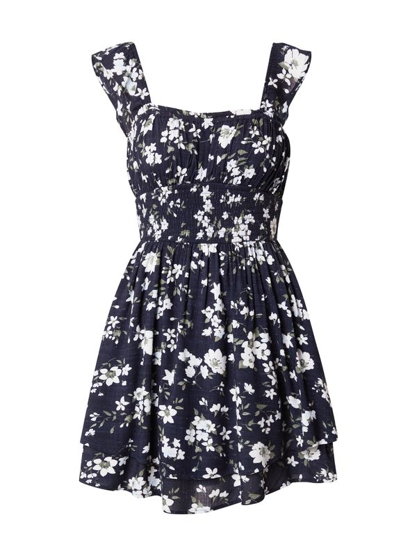HOLLISTER HOLLISTER Лятна рокля 'SAIDIE'  нейви синьо / каки / бяло